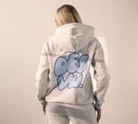 Ds Vu Womens Large Bubble Overhead Hoodie - Grey - Size XS