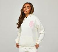 Ds Vu Womens Lovers Baby Overhead Hoodie - Cream - Size S