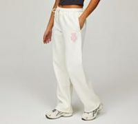 Ds Vu Womens Lovers Open Hem Fleece Pant - Cream - Size L