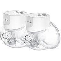 MOMCOZY S12 Pro Double Electric Wearable Breast Pump - White