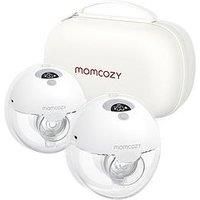 MOMCOZY All-in-one M5 Electric Wearable Double Breast Pump - Quill Grey
