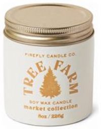 Firefly Market Large Ceramic Tin Candle - Tree Farm