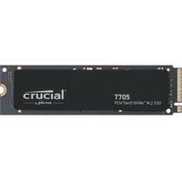 Crucial T705 4TB SSD PCIe Gen5 NVMe M.2 Internal Gaming SSD, Up to 14,100MB/s, Microsoft DirectStorage, PCIe 4.0 Backwards Compatible, Solid State Drive - CT4000T705SSD3