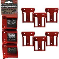 STEALTH MILWAUKEE 18v M18 Battery Mounts x 6