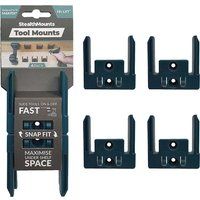 StealthMounts Makita LXT Tool Holders | Cordless Tool Mounts for Makita 18v Power Tools | 4 Pack | Blue Makita Tool Organizers