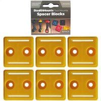 Stealthmounts - Dewalt YELLOW Tool Mount Spacer 12mm 6pc - TMSPACE-YLW-6