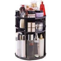 360 Rotating Makeup Organiser In 3 Colours - Black