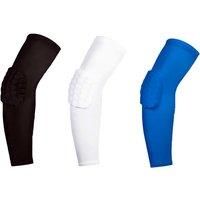 Compression Sleeve With Honeycomb Elbow Pad - Blue