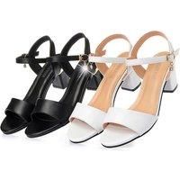Women'S High Heeled Sandals - 2 Colours - Black