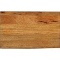 Table Top Live Edge 60x20x3.8 cm Solid Wood Mango
