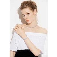 Single Row 3Pc Jewellery Set - Silver