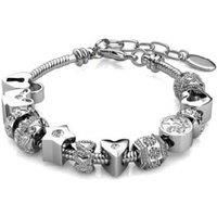 Stars & Hearts Charm Bracelet - Rose Gold