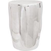 Face Stool Silver 33x33x45 cm Aluminium
