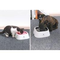 Anti-Drip Design Dog Bowl - 4 Colours! - White