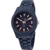 Nautica N83 Men/'s N83 Mercury Bay Blue Blue Recycled Ocean Plastic Bracelet Watch (Model: NAPMBF201), Blue