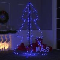 Christmas Cone Tree 200 LEDs Indoor and Outdoor 98x150 cm