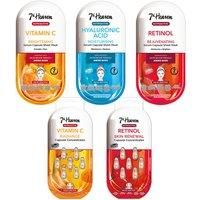 7Th Heaven Retinol, Hyaluronic Acid & Vitamin C 5Pc Face Mask & Capsule Bundle!