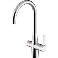 Reginox Aquadzi 4-in-1 Boiling Water Tap in Chrome Brass