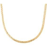 Harfi Women's Interwoven Herringbone Necklace Luxe in Gold | Size: 18 inches