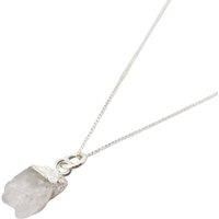 Raw Moonstone Sterling Silver June Birthstone Necklace