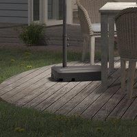 £Breeins£Banana Parasol Rectangular/Stand-Cross Base Stand