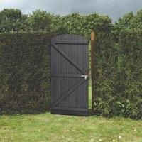 £Breeins£Outdoor antiseptic wood courtyard fence door garden courtyard entrance guardrail with fence