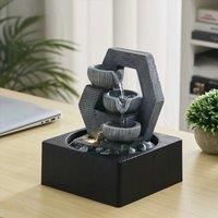 £Breeins£Tabletop Fountain Water Feature with LED Light