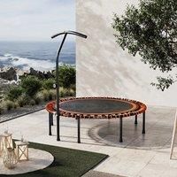 ?Breeins?Good Elastic Fitness Trampoline Folding Jumping bed Bouncing bed With T Armrest