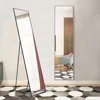 £Lifeideas£Black Modern Rectangular Metal Freestanding Mirrors