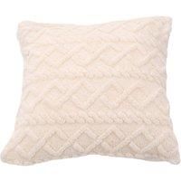 £Lifeideas£Twist KnittingPlush Pillow Case Vintage Knitted Cushion Cover Simple Cushion Plush