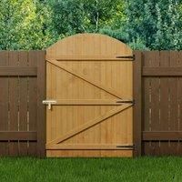 150cm Semi Braced Arch Top Strong Wooden Garden Gate