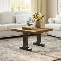 Livingandhome Height Metal Table Legs Furniture Accessories Anti-slip Black Iron Table Leg Round