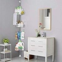 4 Tier Telescopic Bathroom Corner Shelf Shower Organizer Caddy