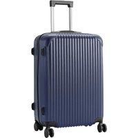 Blue Hardshell Spinner Wheel Luggage Travel Suitcase 28"