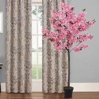 Livingandhome Artificial Cherry Blossom Tree in Pot for Decoration