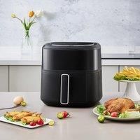 KOMORE 6L Air Fryer with Smart Touch Display & Non-stick Basket & 60 Minutes Timer & 80C-200C