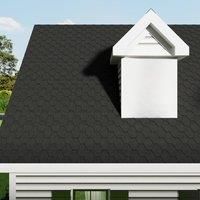 18Pcs Asphalt Shingles Bitumen Roofing for Houses, Garden Sheds, Restaurants, Offices