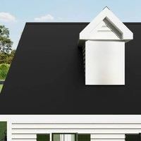 1 Roll Rubber Roofing EPDM Membrane Waterproof Underlayment 2x1m & 4x1m Sheet for Flat Roofs