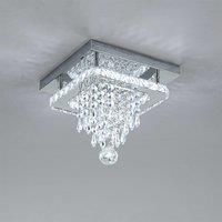 Voltsify Modern Crystal Ceiling Light with Droplets for Living Rooms, Bedrooms and Nurseries
