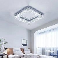 Voltsify Modern Square Crystal Celling Light for Living Rooms, Bedrooms and Nurseries