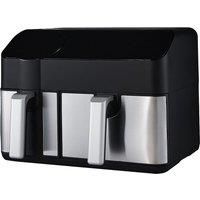 KOMORE Dual Basket Air Fryer with Smart Touch Screen Overheat Protection