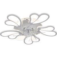Voltsify LED Ceiling Fan Light with 6 Wind Speed settings Remote Control and Bluetooth fFunction