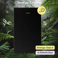 COMFEE' 60 Litre Freestanding Under Counter, 48cm Upright Freezer Adjustable Thermostat, Reversible Door, 4 Star Freezer Rating