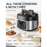 Midea 6L Midea Pressure Cooker with 12 Cooking Functions