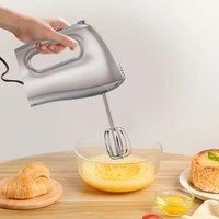 KOMORE 250W 5-Speed Electric Handheld Egg Beater Household Kitchen Mixer with Quick-release Eject Button