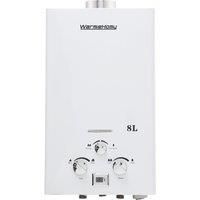 KOMORE Outdoor Instant Gas Water Heater with Shower Head