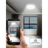 ExtraStar 18W LED Ceiling Light 6500K, 1950 Lumen for Kitchens Bathrooms Offices Hallways