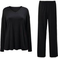 Lightweight V-Neck Two-Piece Pyjama Set