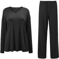 Lightweight V-Neck Two-Piece Pyjama Set