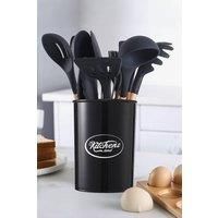 11 Pcs Silicone Kitchen Utensil Set Nonstick Cookware Kitchenware Set